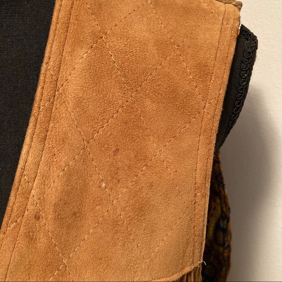 Vintage 70’s Browning Skeet/Trap Shooting Utility Field Vest Suede & Corduroy - Picture 10 of 12